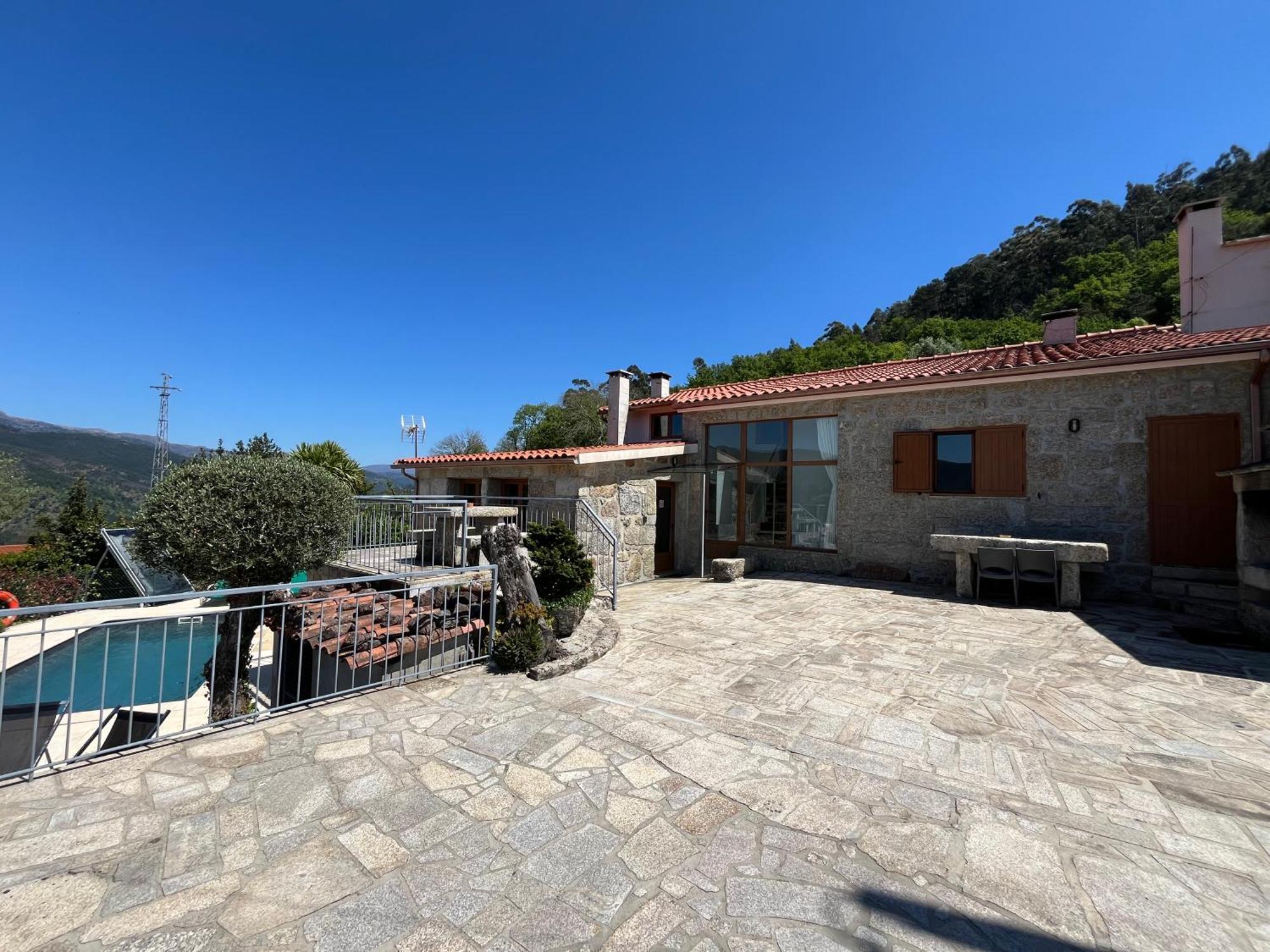 Casa Da Lage - Geres - Piscina Privada - Vistas Rio, Campo E Montanha ג'רס מראה חיצוני תמונה
